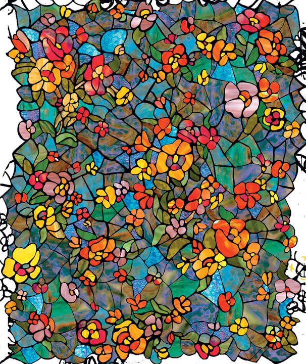 Stained Glass Translucent Window Film DesignYourWall
